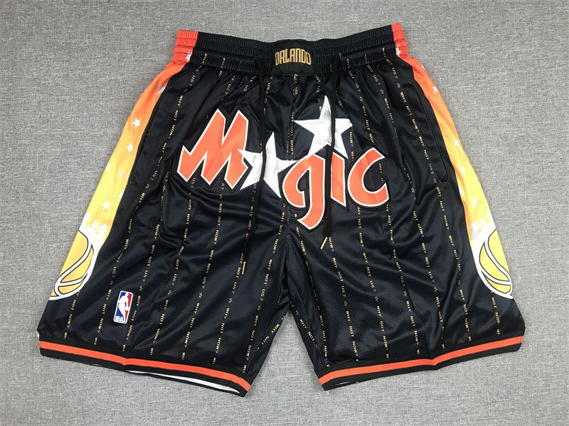 2025 Men NBA Orlando Magic Shorts Black